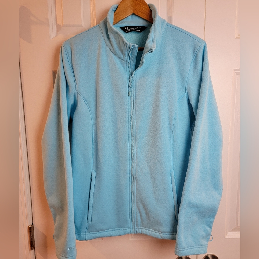Women’s Under‎ Armour Storm Fitted Fleece Large Light Blue